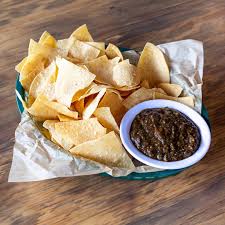 Chips & Tomatillo-Green Chili Salsa