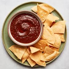 Chips Tomatillo Red Chili Salsa